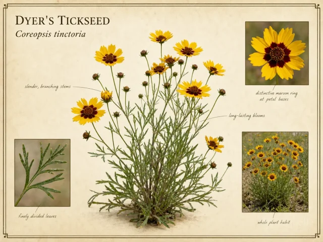 Dyer’s Tickseed (Coreopsis tinctoria)