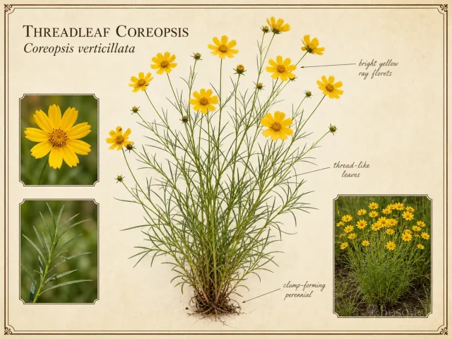 Threadleaf Coreopsis (Coreopsis verticillata)