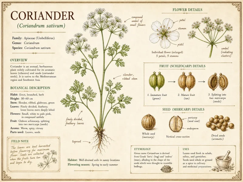 Coriander (Coriandrum sativum)