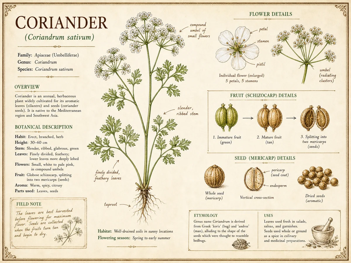 Coriander (Coriandrum sativum)