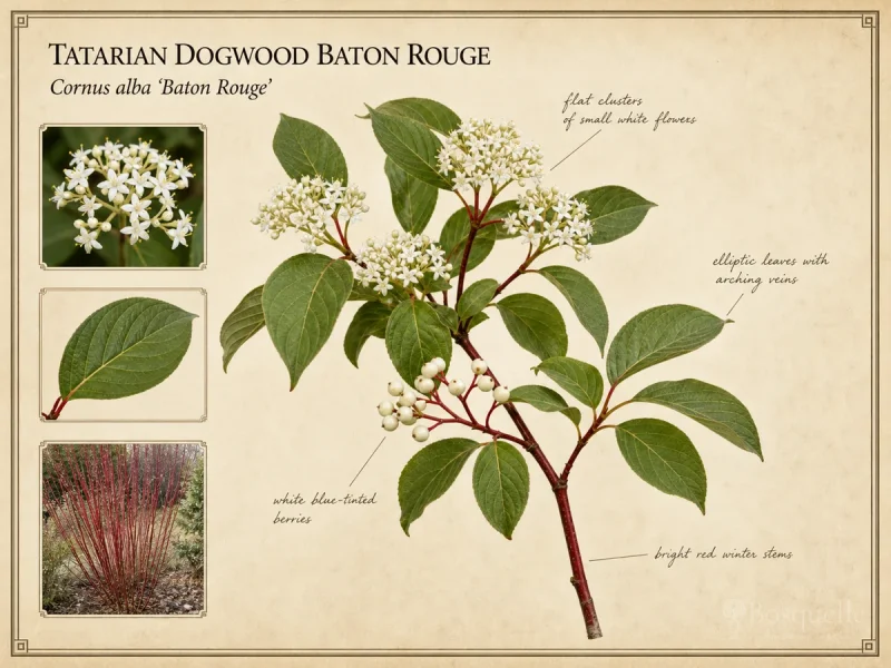 Tatarian Dogwood Baton Rouge (Cornus alba Baton Rouge)