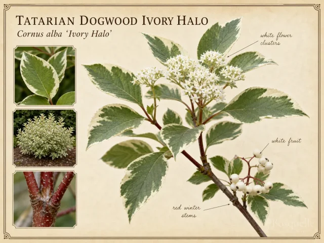 Tatarian Dogwood Ivory Halo