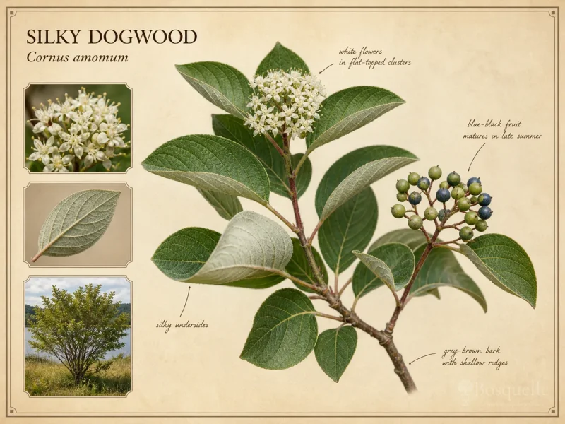Silky Dogwood (Cornus amomum)
