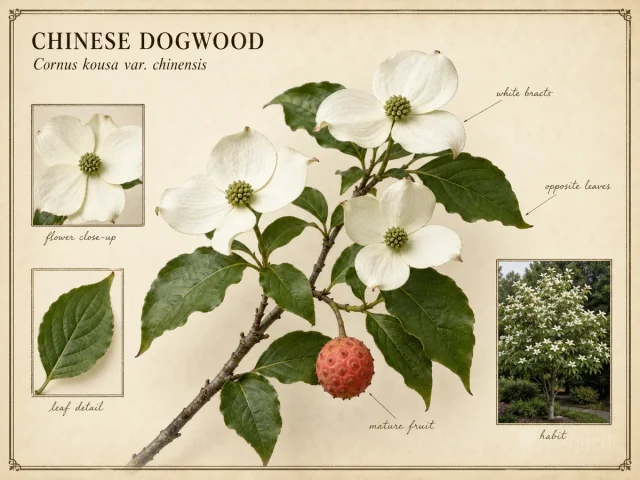 Chinese Dogwood (Cornus kousa var. chinensis)
