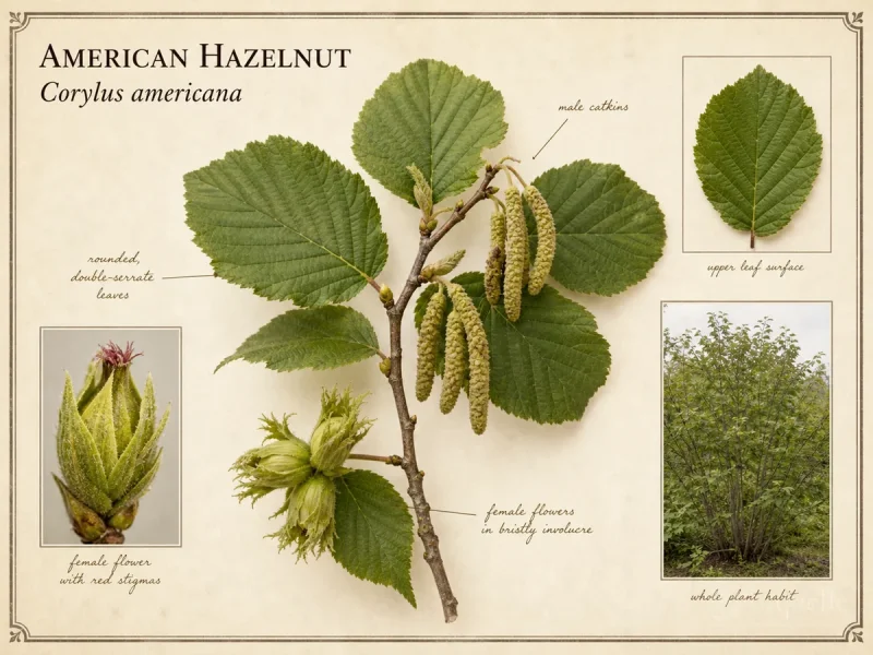 American Hazelnut (Corylus americana)