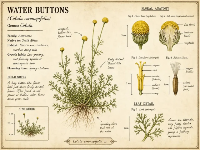Water Buttons (Cotula coronopifolia)