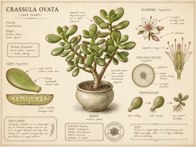 Jade Plant (Crassula ovata)