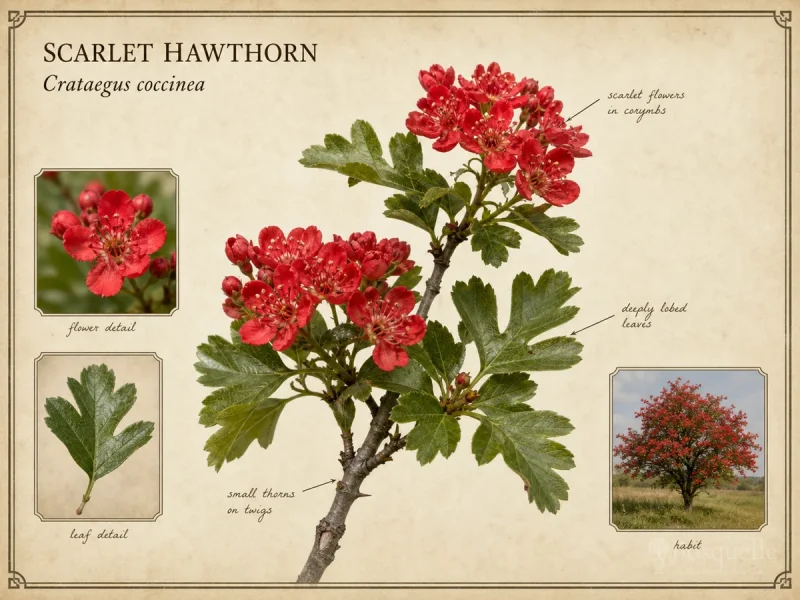 Scarlet Hawthorn (Crataegus coccinea)