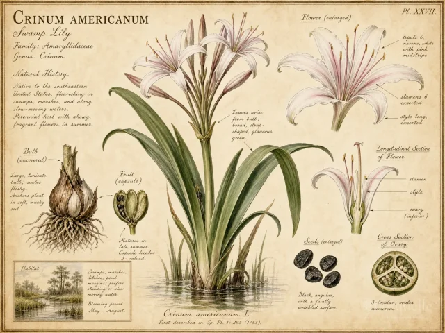 Swamp Lily (Crinum americanum)