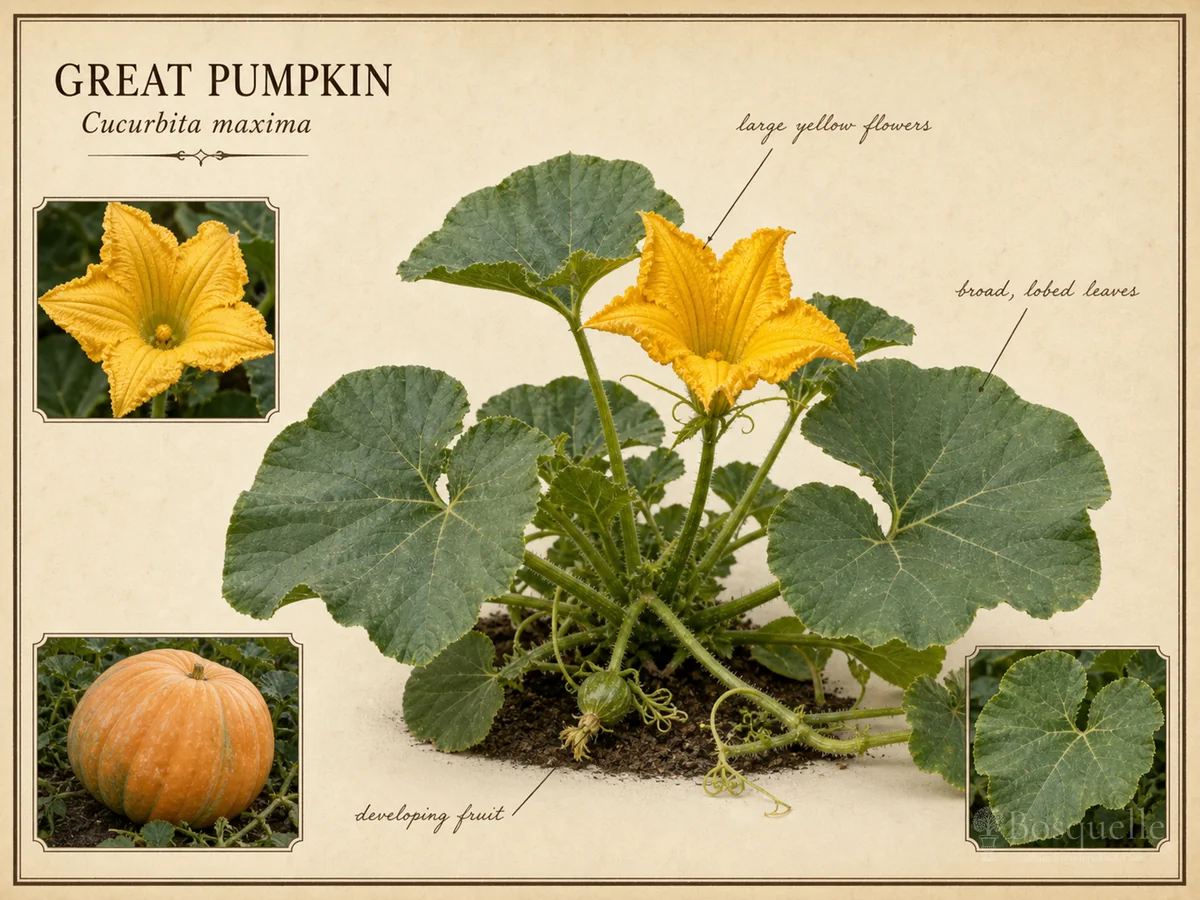 Great Pumpkin (Cucurbita maxima – Winter Squash)