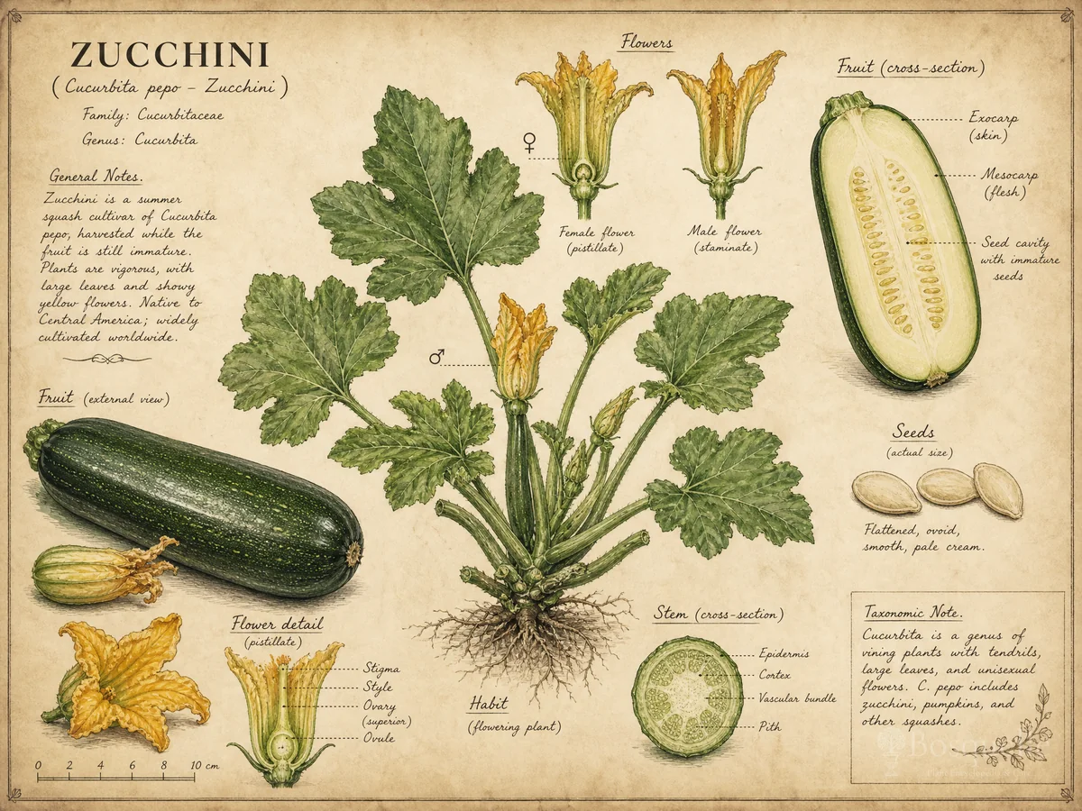 Zucchini (Cucurbita pepo – Zucchini)