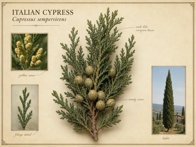 Italian Cypress (Cupressus sempervirens)
