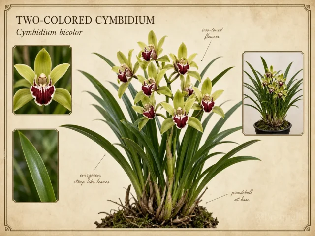 Two-Colored Cymbidium (Cymbidium bicolor)