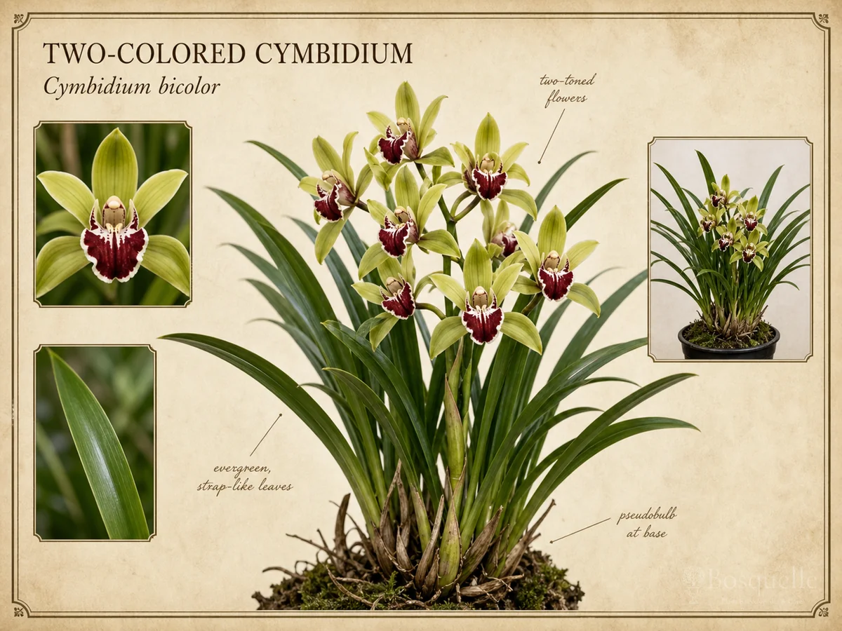 Two-Colored Cymbidium (Cymbidium bicolor)