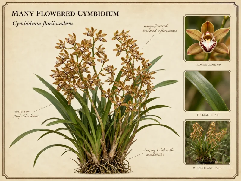 Many Flowered Cymbidium