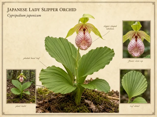 Japanese Lady Slipper Orchid