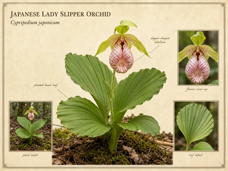 Japanese Lady Slipper Orchid