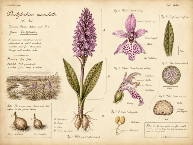 Adam-and-Eve (Dactylorhiza maculata)