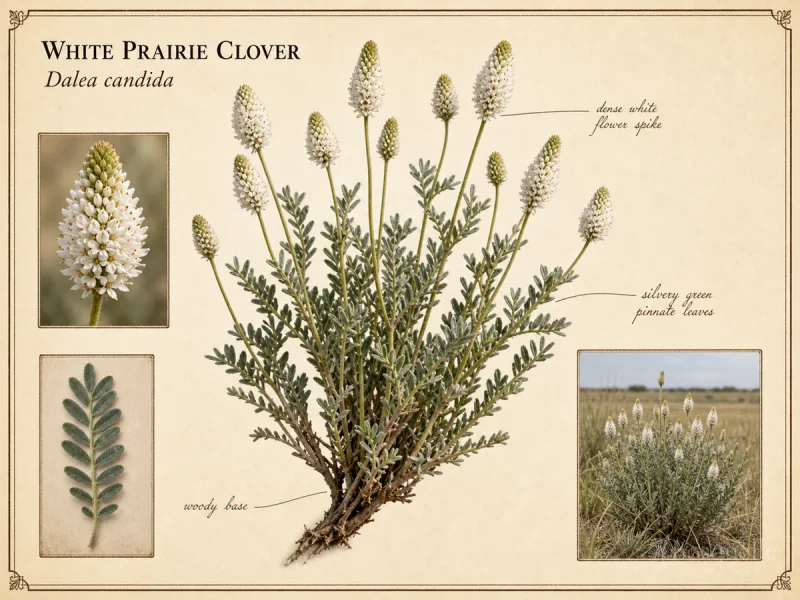 White Prairie Clover (Dalea candida)