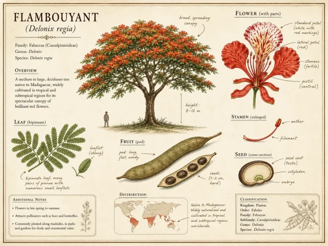 Flambouyant (Delonix regia)