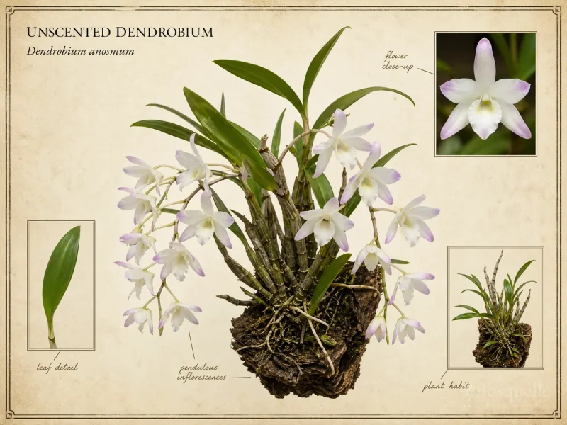Unscented Dendrobium (Dendrobium anosmum)
