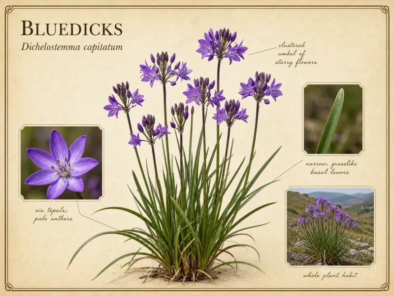 Bluedicks (Dichelostemma capitatum)
