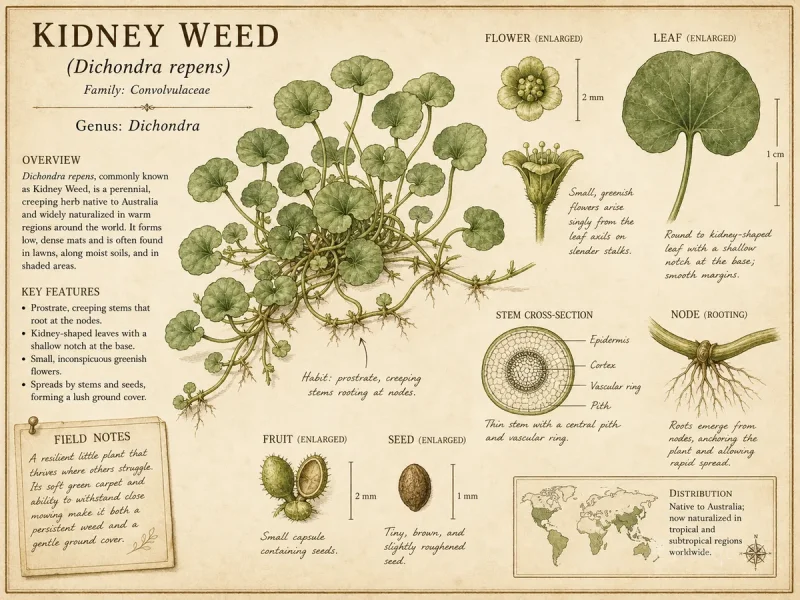 Kidney Weed (Dichondra repens)