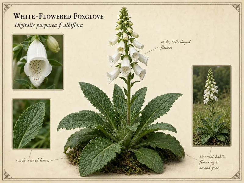 White-Flowered Foxglove