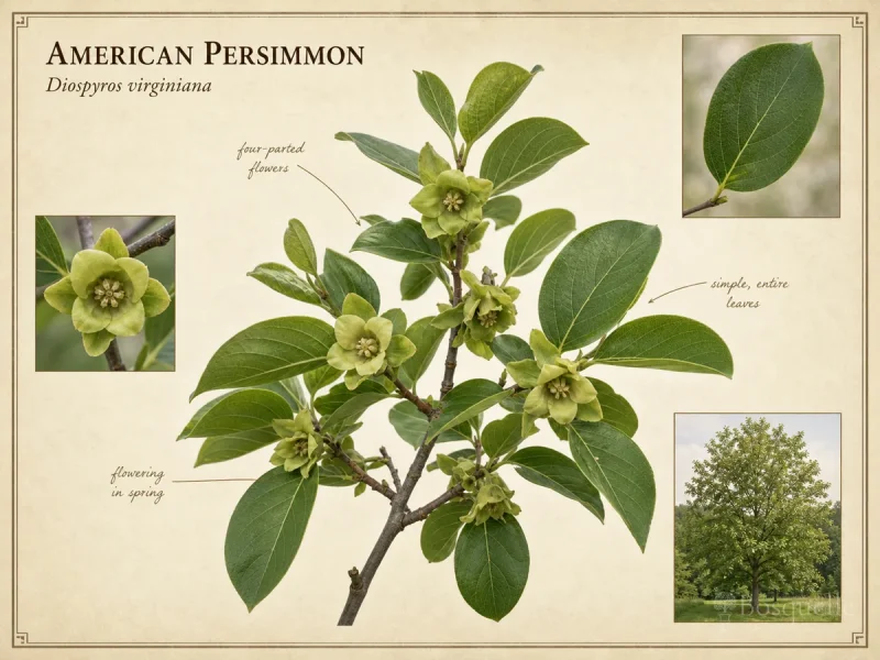 American Persimmon (Diospyros virginiana)