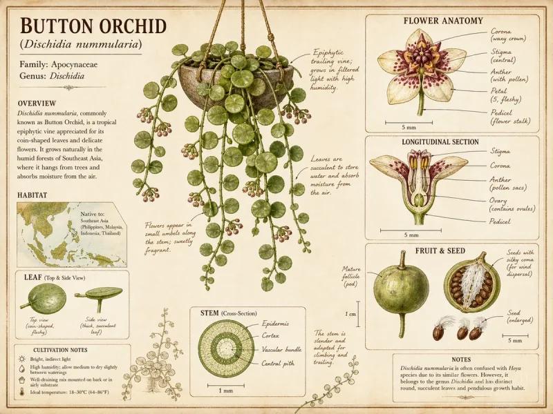 Button Orchid (Dischidia nummularia)