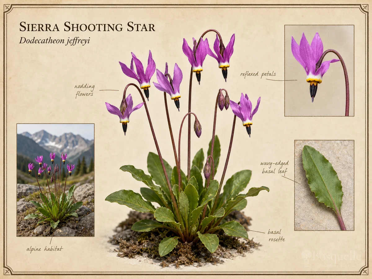 Sierra Shooting Star (Dodecatheon jeffreyi)