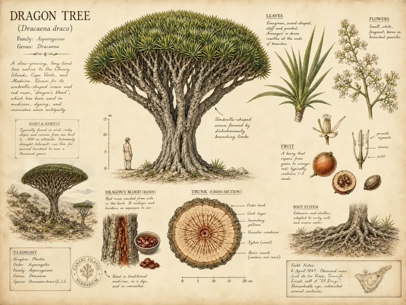 Dragon Tree (Dracaena draco)
