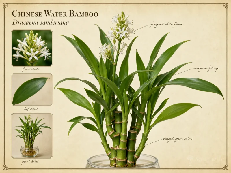 Chinese Water Bamboo (Dracaena sanderiana)