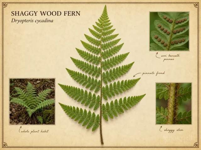 Shaggy Wood Fern (Dryopteris cycadina)
