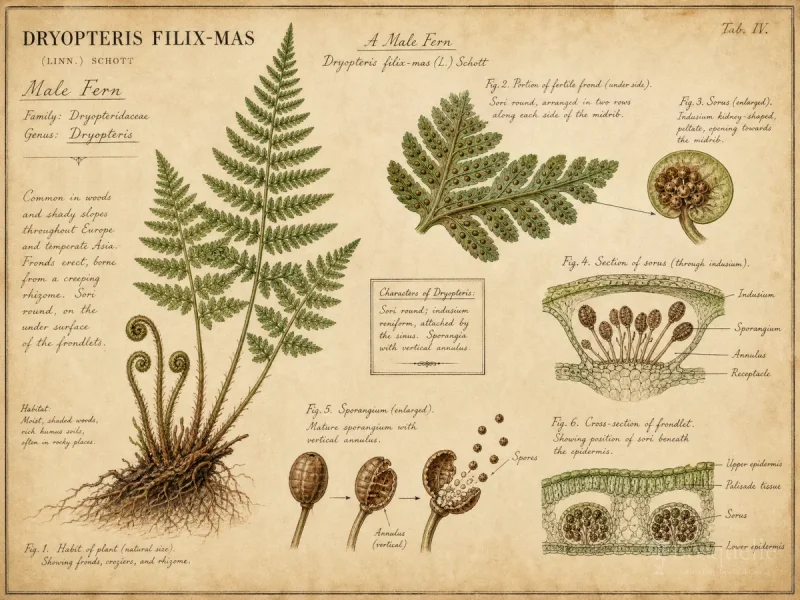 Male Fern (Dryopteris filix-mas)