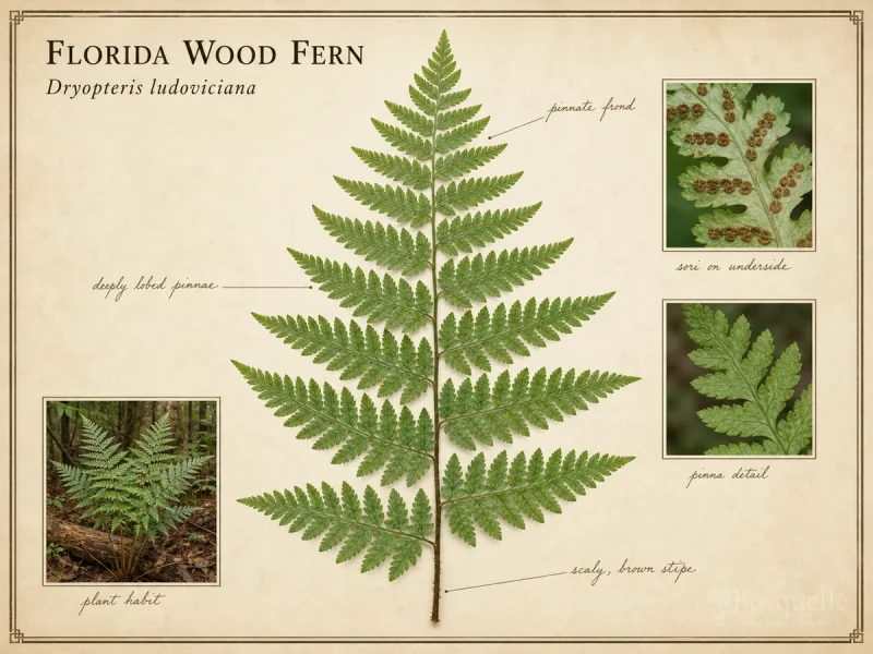 Florida Wood Fern (Dryopteris ludoviciana)