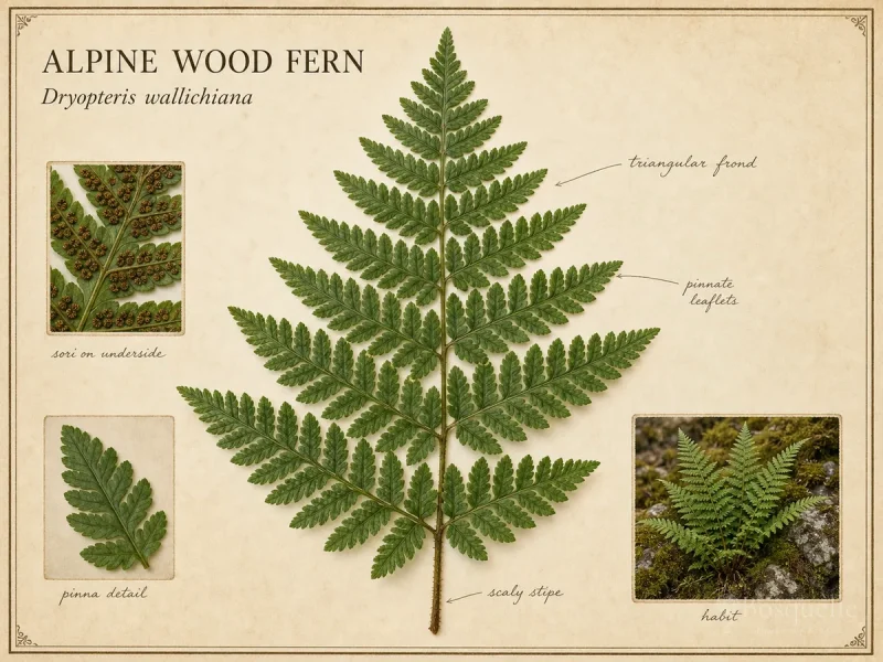 Alpine Wood Fern (Dryopteris wallichiana)