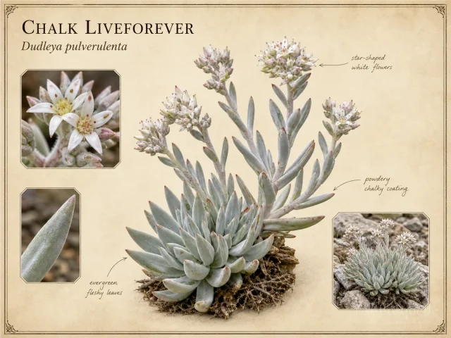 Chalk Liveforever — How to plant Dudleya