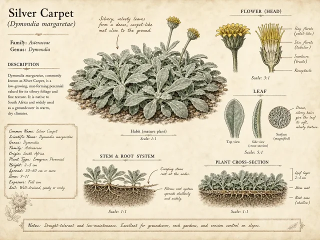 Silver Carpet — How to plant Dymondia