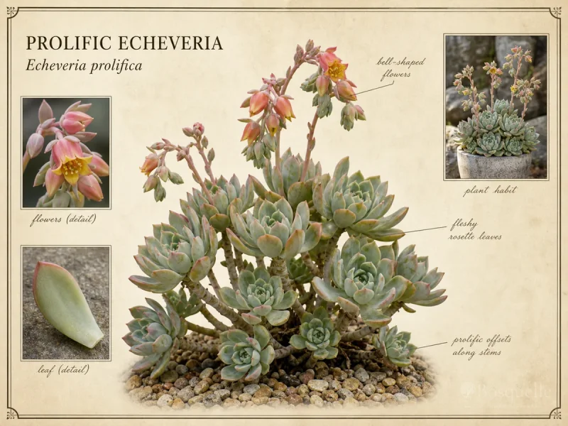 Prolific Echeveria (Echeveria prolifica)