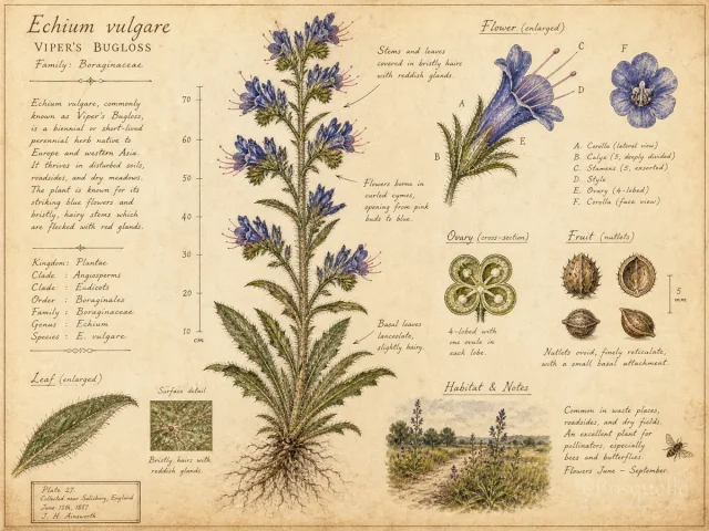 Viper's Bugloss — Hardy bugloss, Red Feathers, Pride of M…