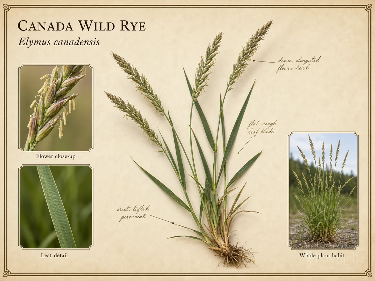Canada Wild Rye (Elymus canadensis)