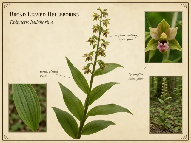 Broad Leaved Helleborine