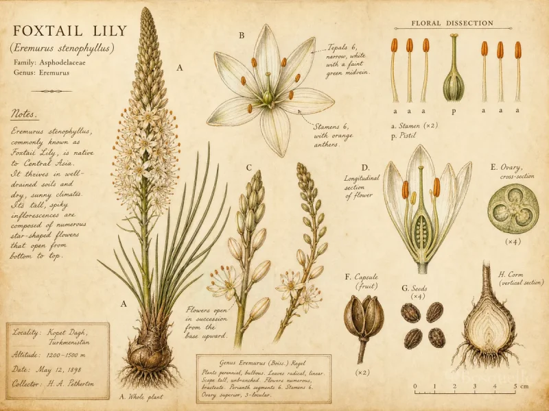 Foxtail Lily — Height and color before you buy