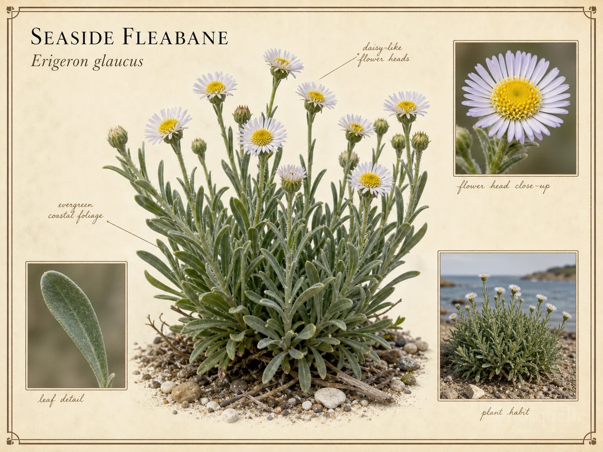 Seaside Fleabane (Erigeron glaucus)