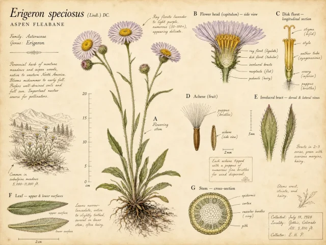 Aspen Fleabane (Erigeron speciosus)