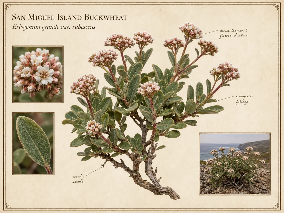 San Miguel Island Buckwheat (Eriogonum grande var. rubescens)