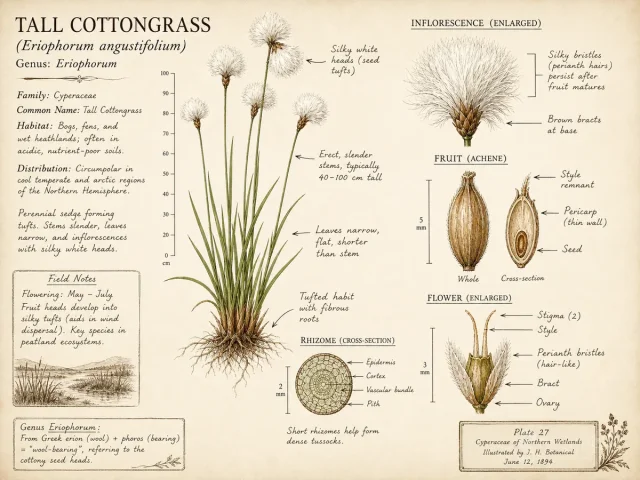 Tall Cottongrass (Eriophorum angustifolium)