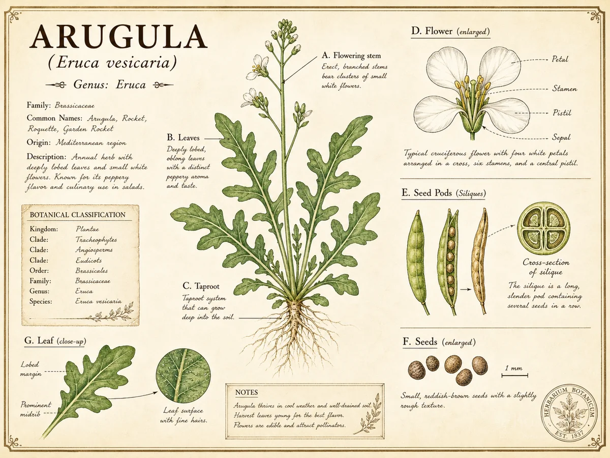 Arugula (Eruca vesicaria)