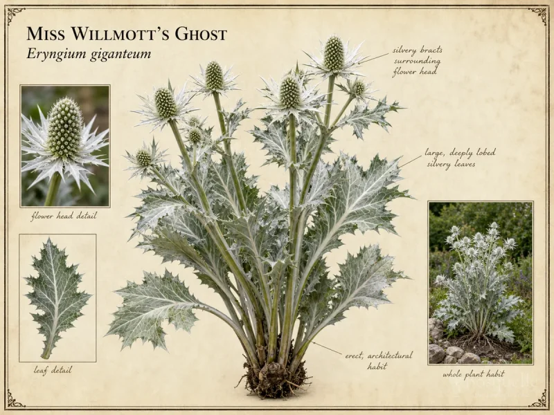 Miss Willmott’s Ghost (Eryngium giganteum)